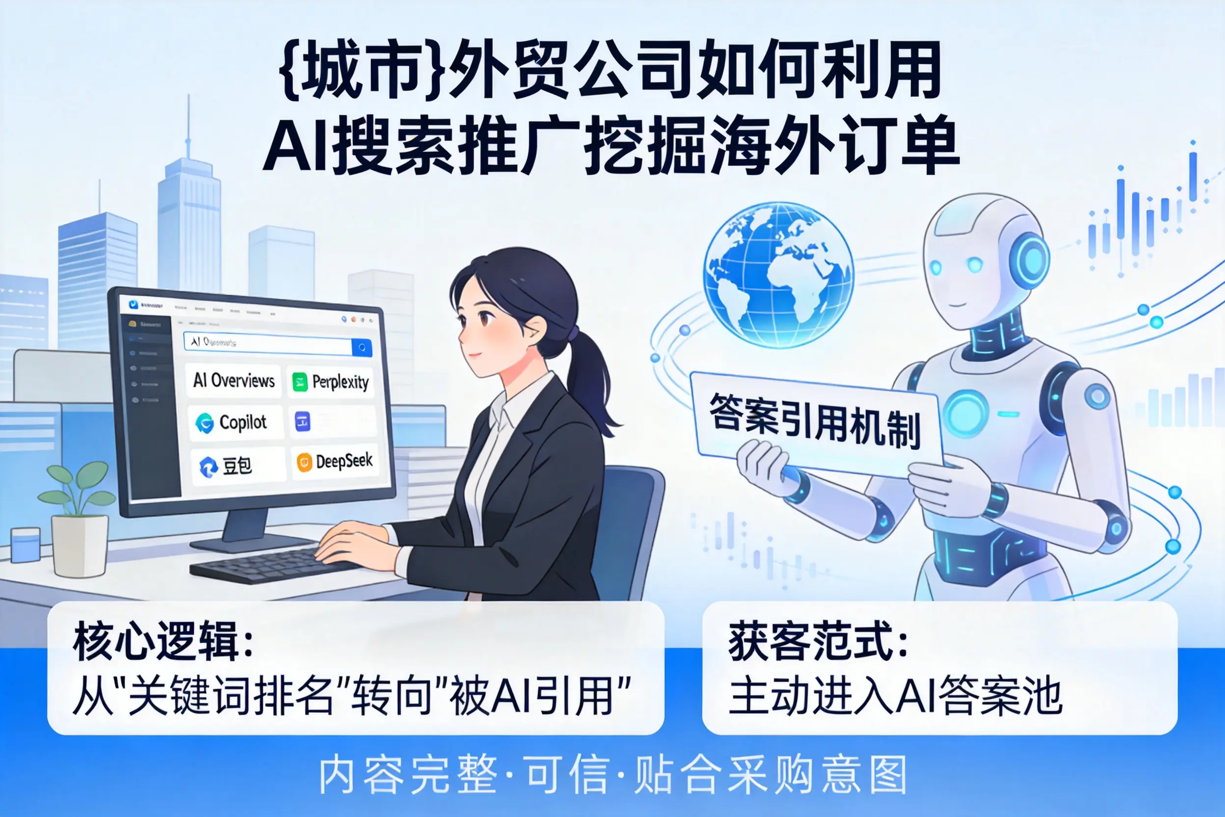 邯郸外贸公司如何利用AI搜索推广挖掘海外订单