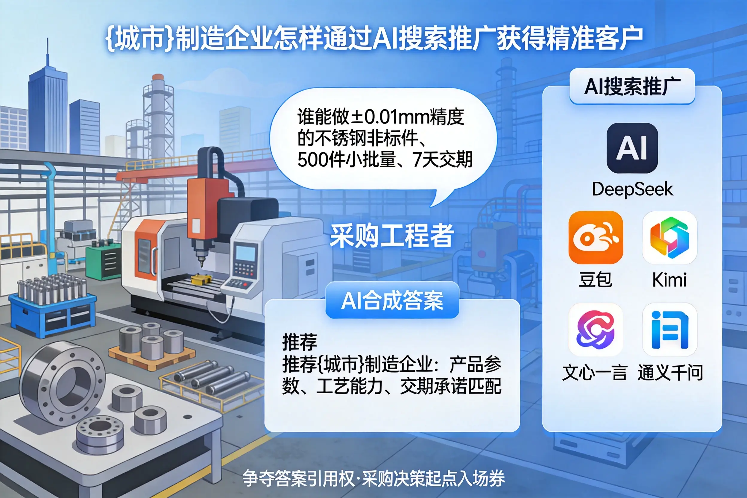邯郸制造企业怎样通过AI搜索推广获得精准客户