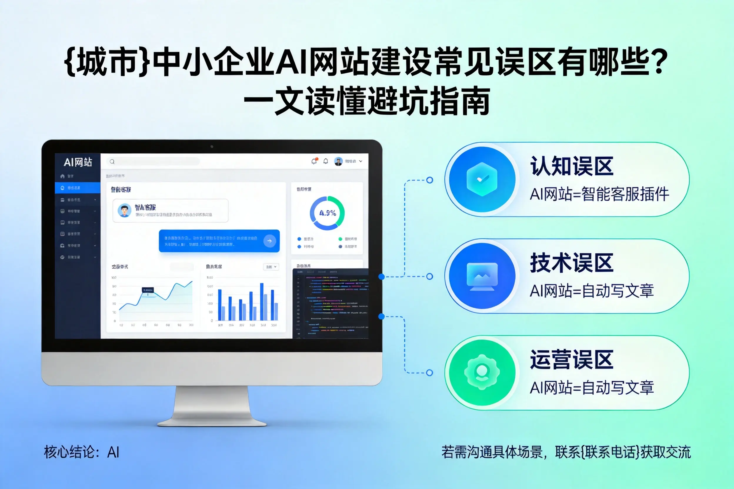 邯郸中小企业AI网站建设常见误区有哪些？一文读懂避坑指南