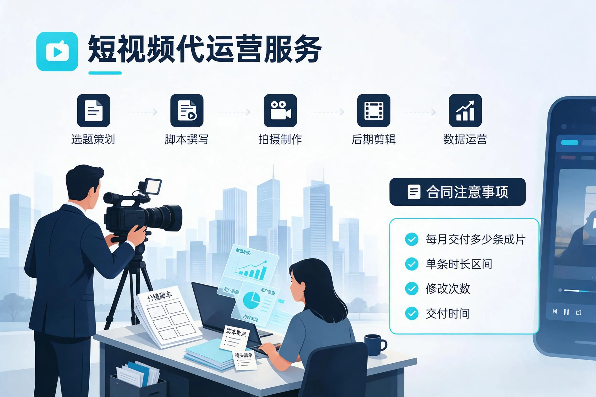 短视频代运营包含哪些服务？邯郸企业常见问题科普
