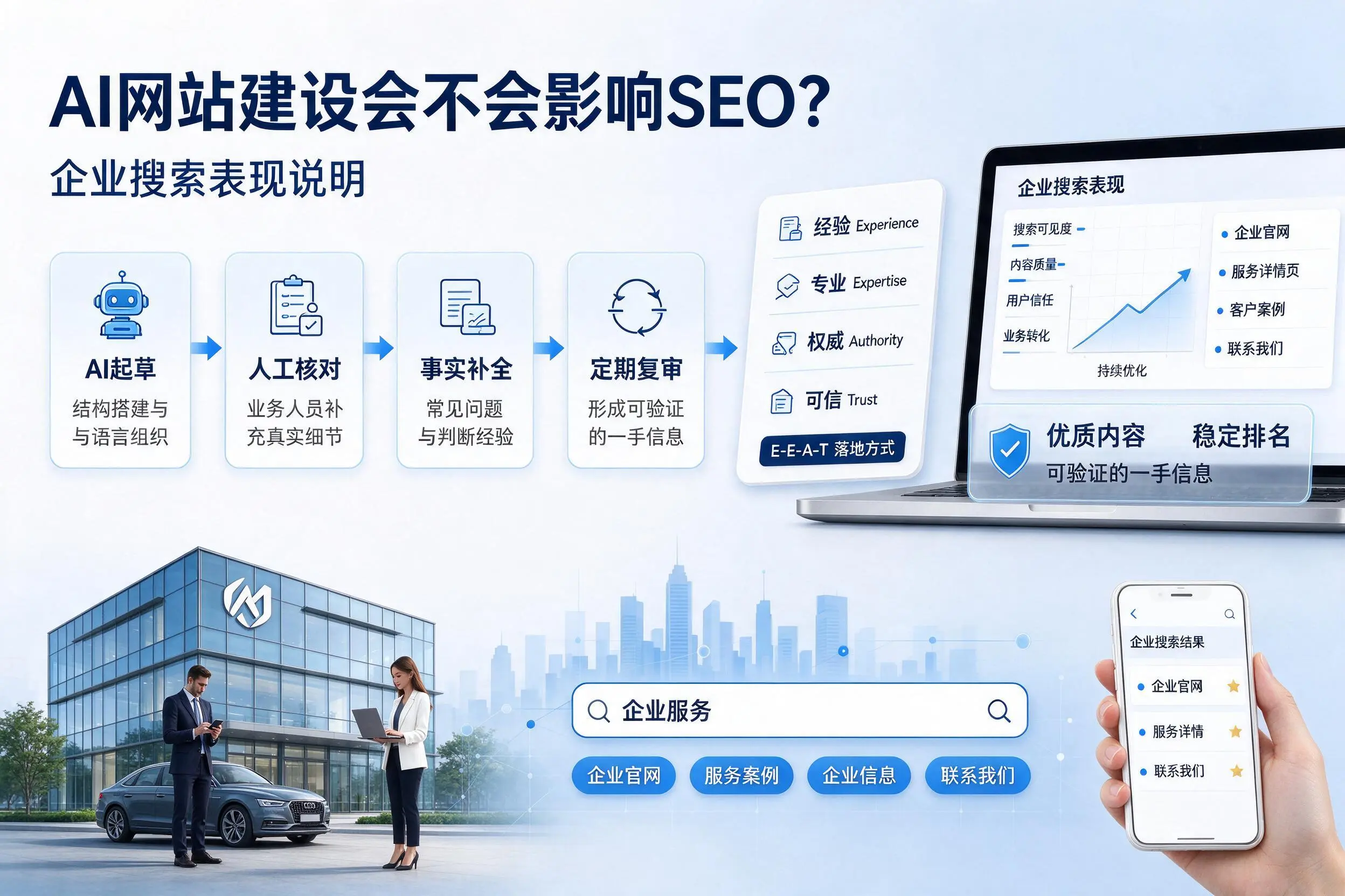 AI网站建设会不会影响SEO?邯郸企业搜索表现说明